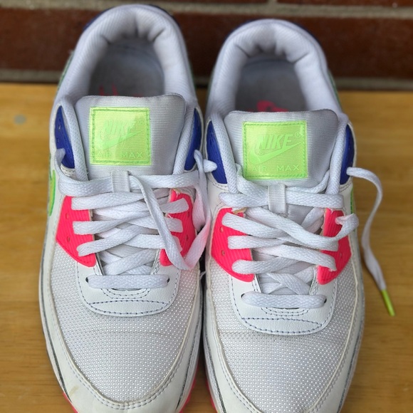Nike‎ Air Max White Green Pink Sneakers - Picture 8 of 9